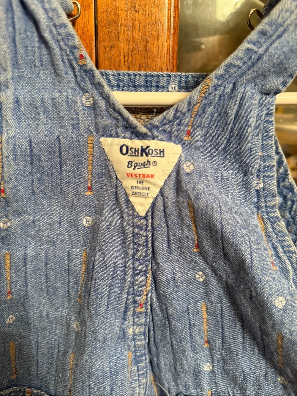 Vintage OshKosh B’gosh Vestbak Shortalls Size 5 Made in USA Denim Overalls